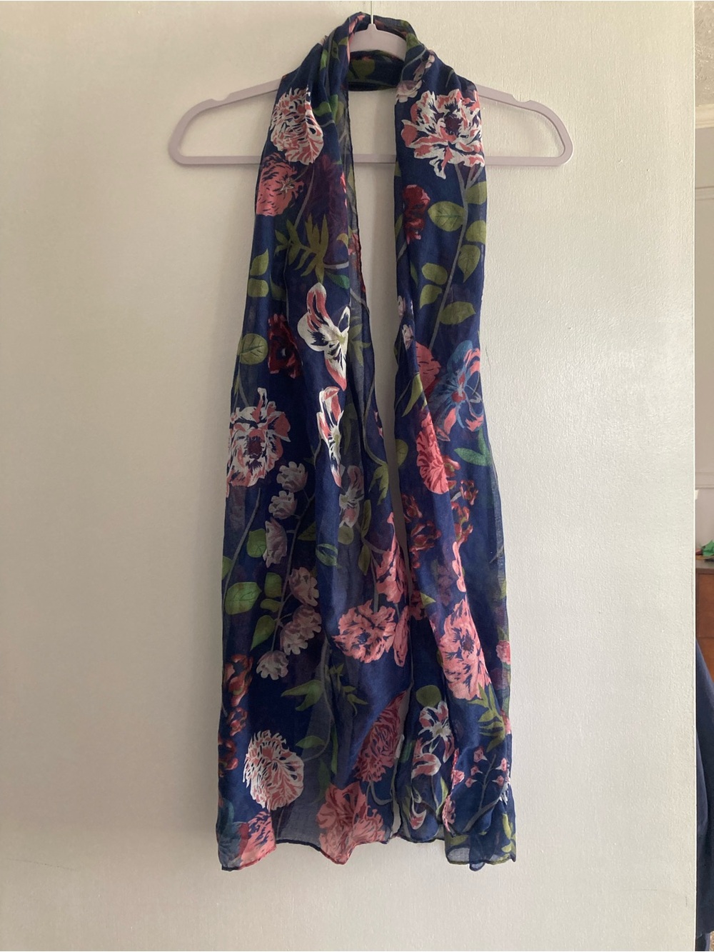 West Loop floral scarf